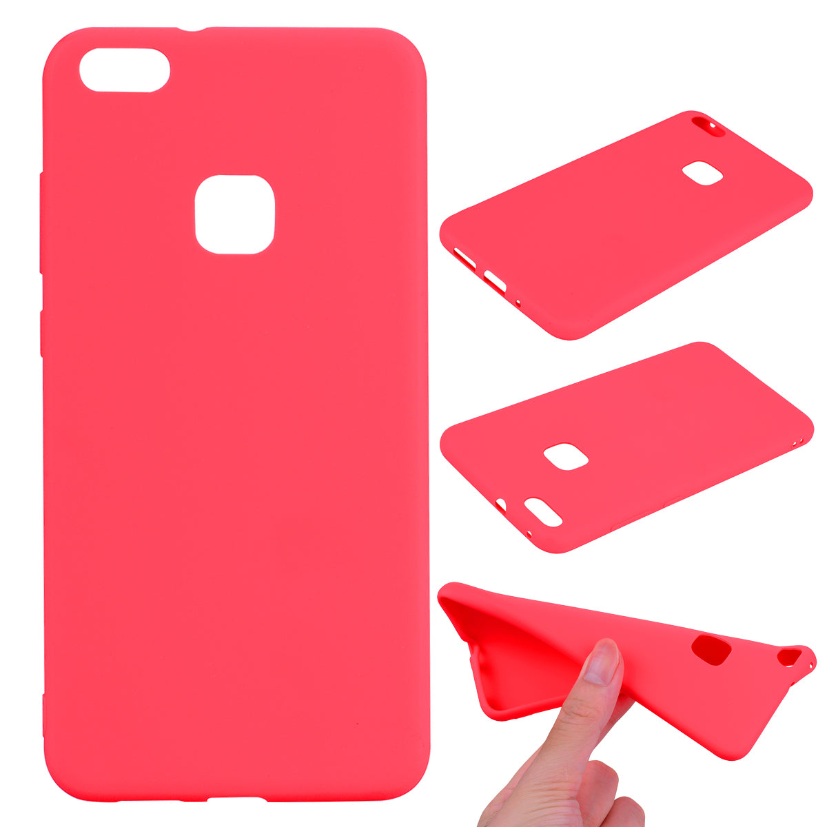 For Huawei P10 Lite Matte Anti-fingerprint TPU Phone Case