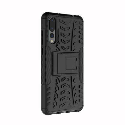 For Huawei P20 Pro Anti-slip PC + TPU Hybrid Case with Kickstand