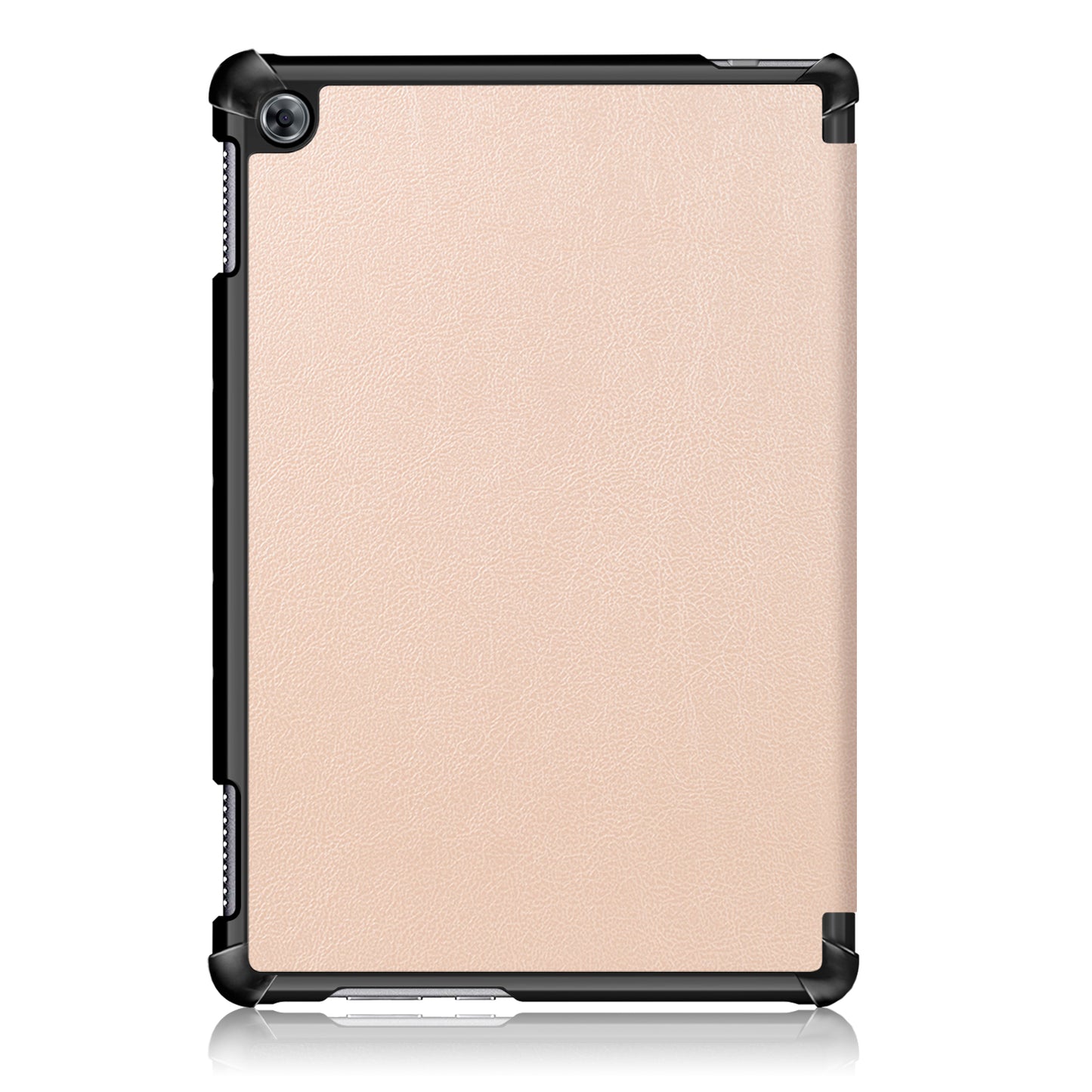 For Huawei Mediapad M5 Lite 10.1 Tri-fold Stand Auto-wake / sleep Smart Leather Case