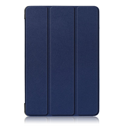 For Huawei Mediapad M5 Lite 10.1 Tri-fold Stand Auto-wake / sleep Smart Leather Case