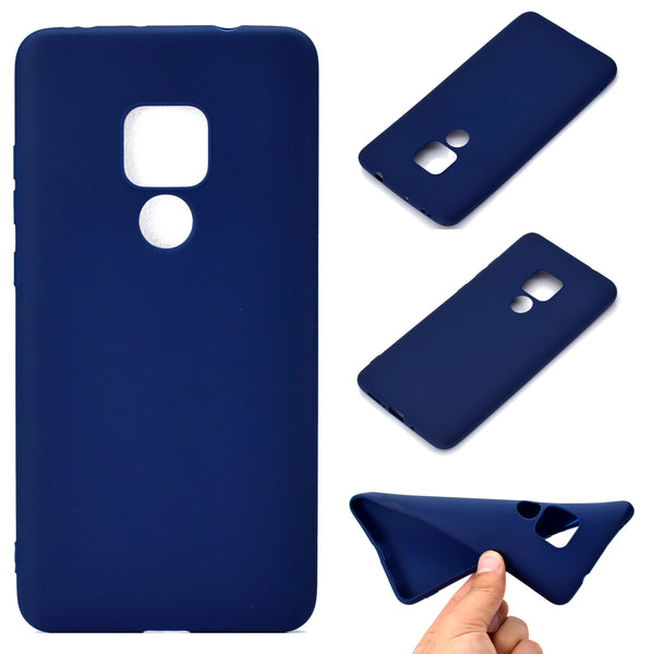 Solid Color Soft Matte TPU Back Case for Huawei Mate 20