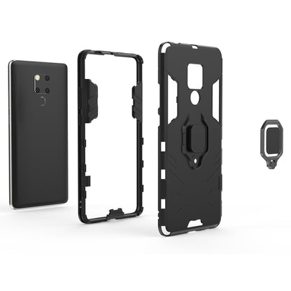 Finger Ring Kickstand PC + TPU Combo Cell Phone Case for Huawei Mate 20 X