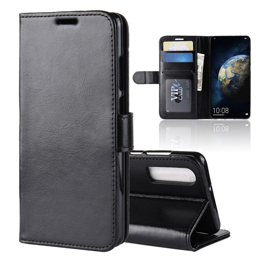 Crazy Horse Wallet Stand Leather Cellphone Case for Huawei P30