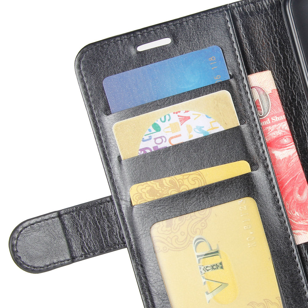 Crazy Horse Wallet Stand Leather Cellphone Case for Huawei P30