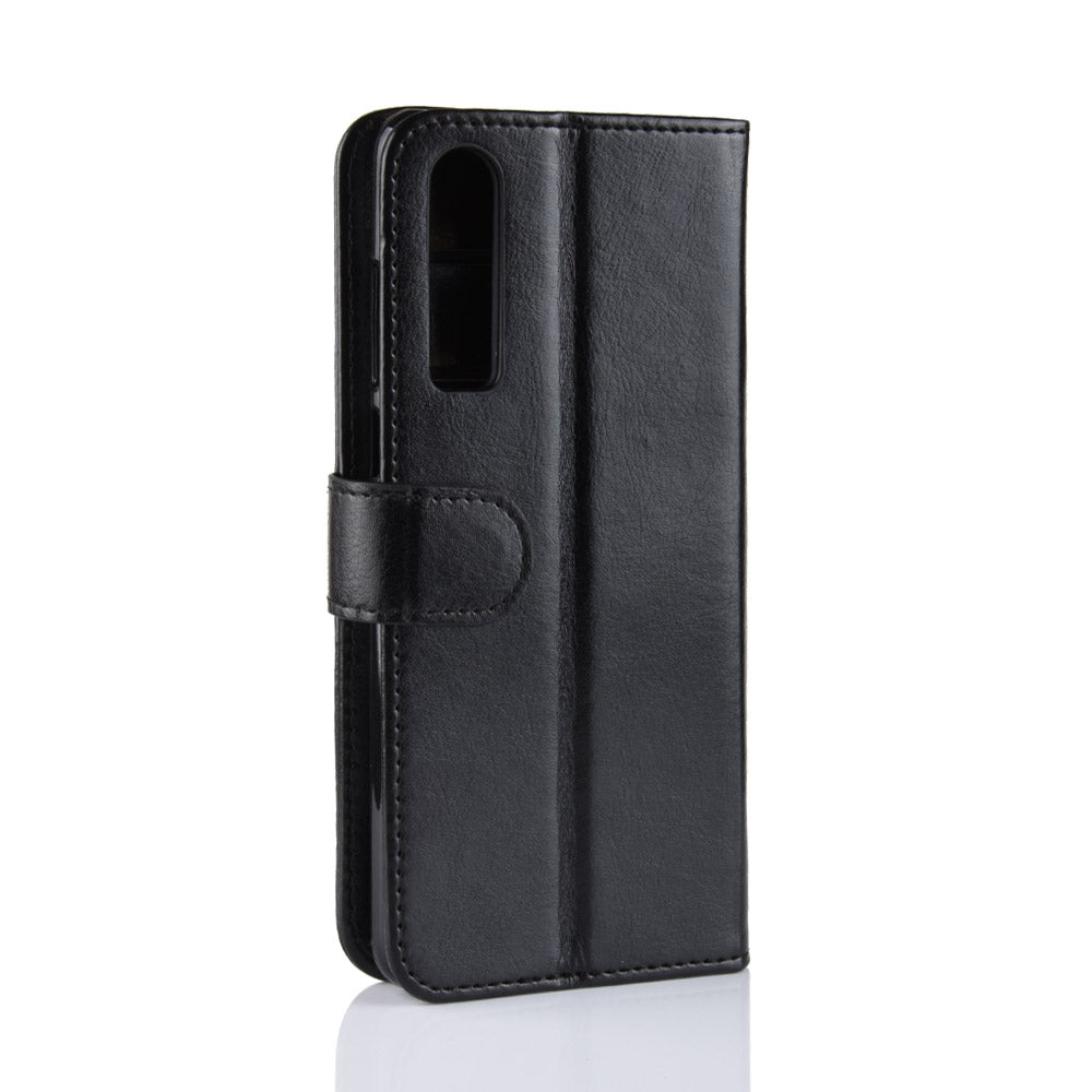 Crazy Horse Wallet Stand Leather Cellphone Case for Huawei P30
