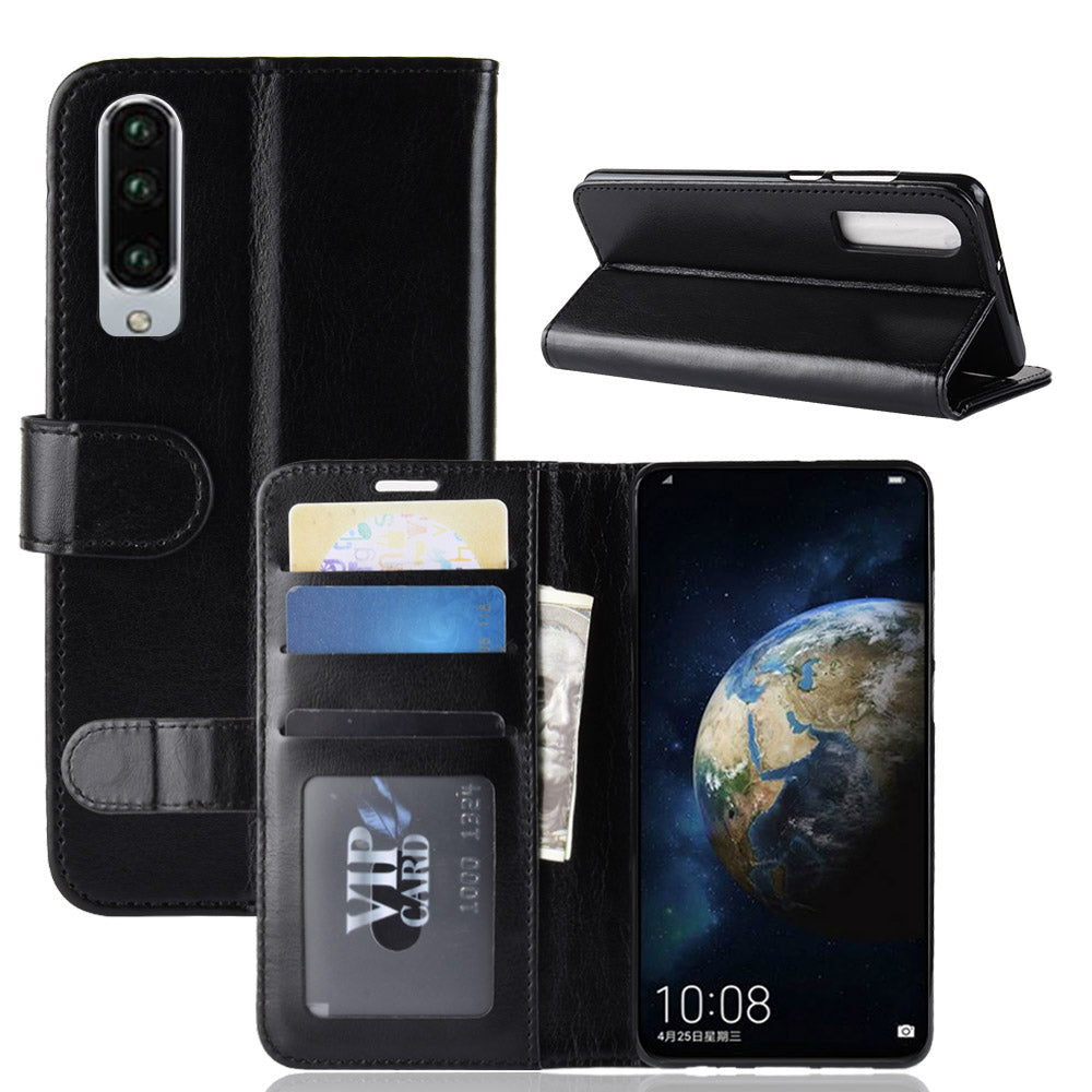 Crazy Horse Wallet Stand Leather Cellphone Case for Huawei P30