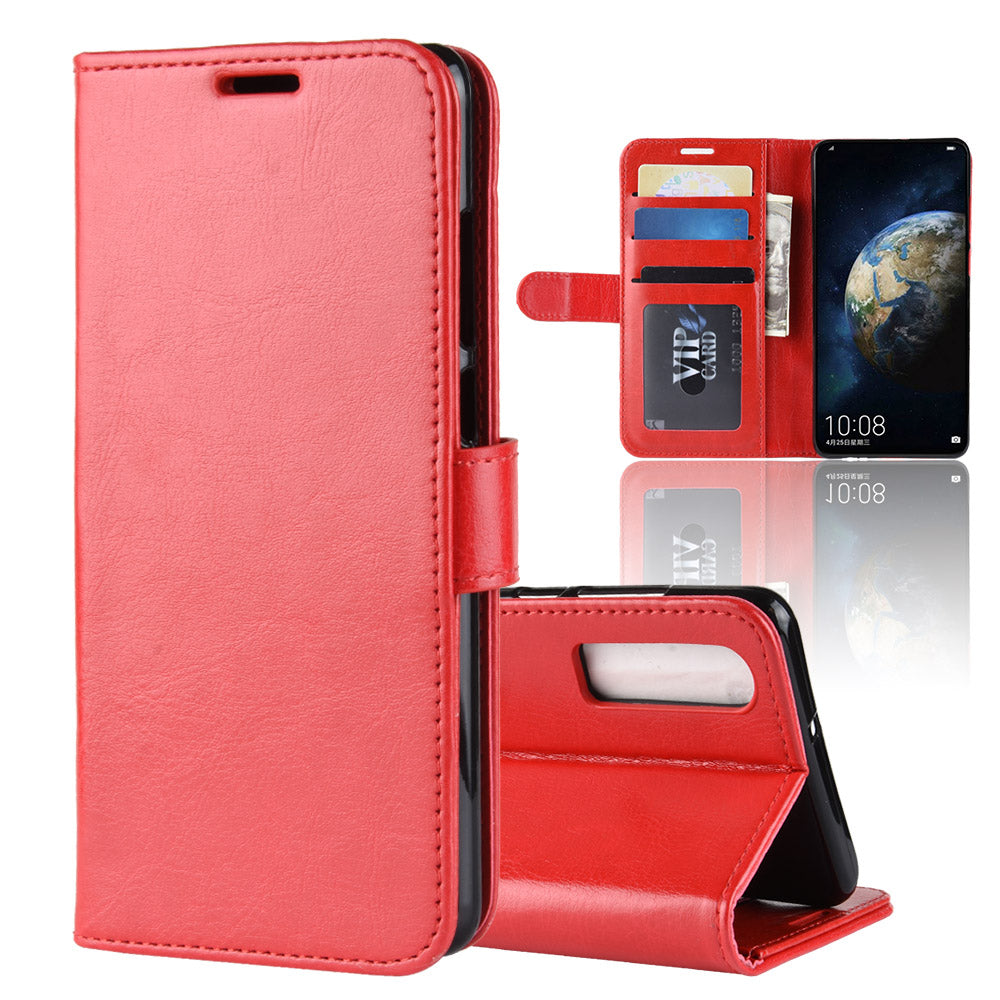 Crazy Horse Wallet Stand Leather Cellphone Case for Huawei P30