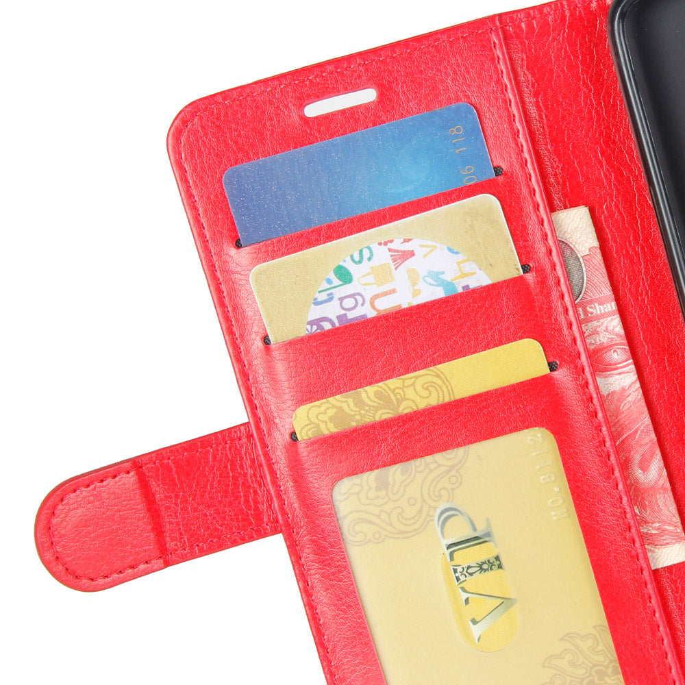Crazy Horse Wallet Stand Leather Cellphone Case for Huawei P30