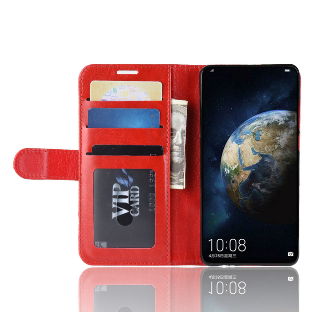 Crazy Horse Wallet Stand Leather Cellphone Case for Huawei P30