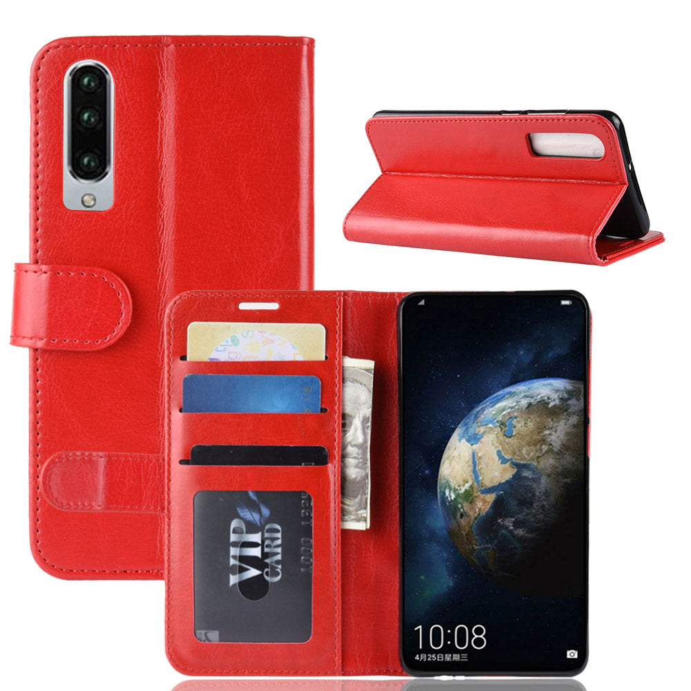 Crazy Horse Wallet Stand Leather Cellphone Case for Huawei P30