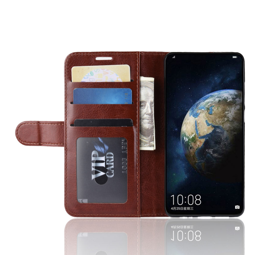 Crazy Horse Wallet Stand Leather Cellphone Case for Huawei P30