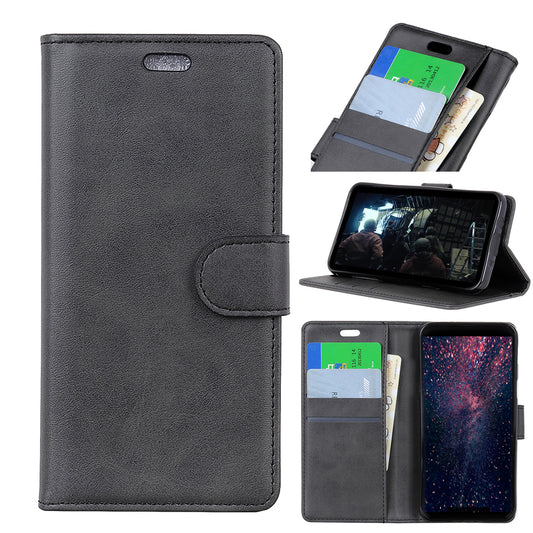 For Huawei P30 Pro Matte PU Leather Wallet Magnetic Protective Case