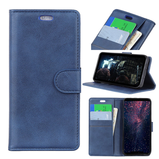 For Huawei P30 Pro Matte PU Leather Wallet Magnetic Protective Case