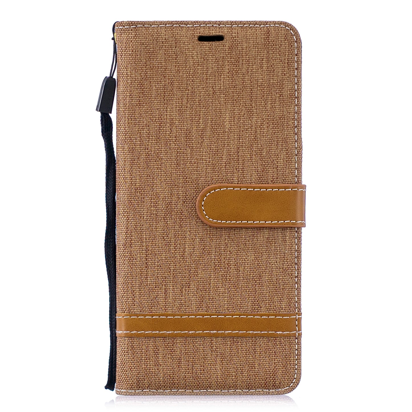 Two-tone Jean Cloth PU Leather Flip Case for Huawei P30 Pro