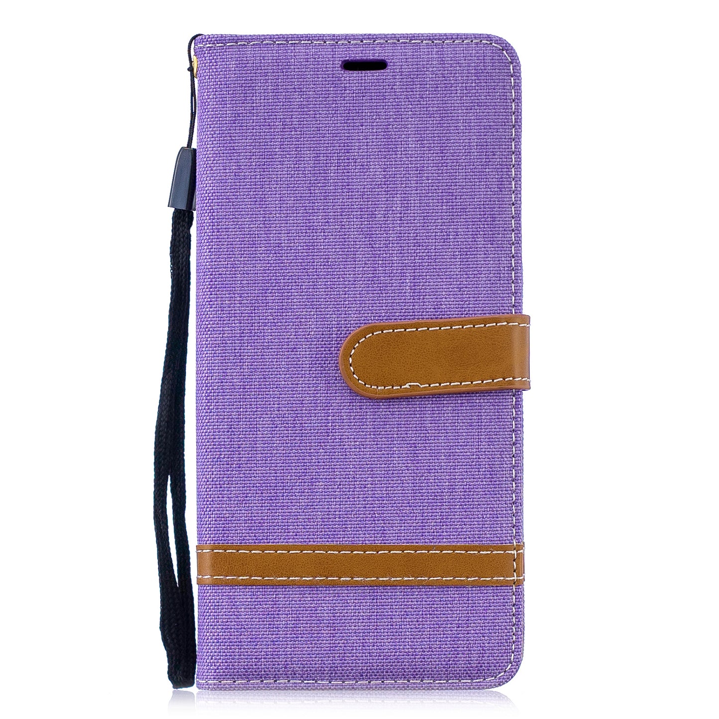 Two-tone Jean Cloth PU Leather Flip Case for Huawei P30 Pro