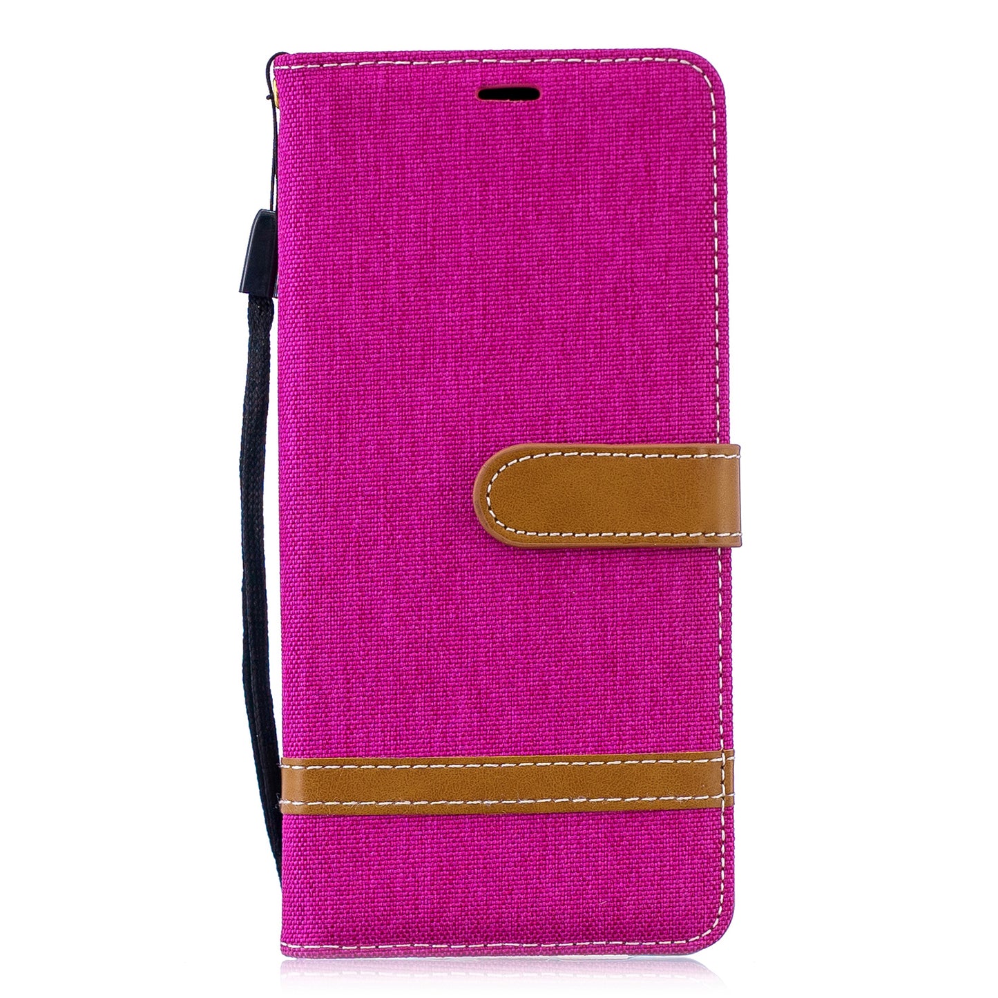 Two-tone Jean Cloth PU Leather Flip Case for Huawei P30 Pro