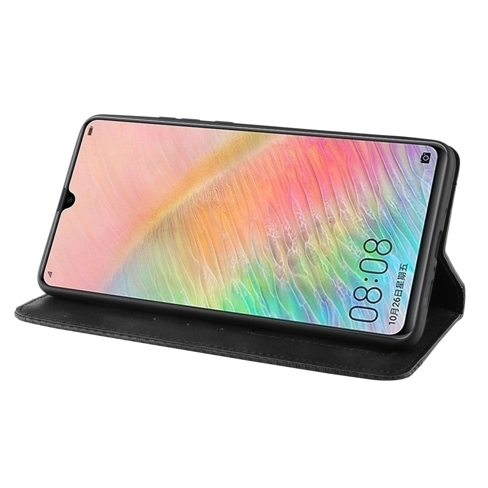 Vintage Style Leather Wallet Case for Huawei Mate 20 X