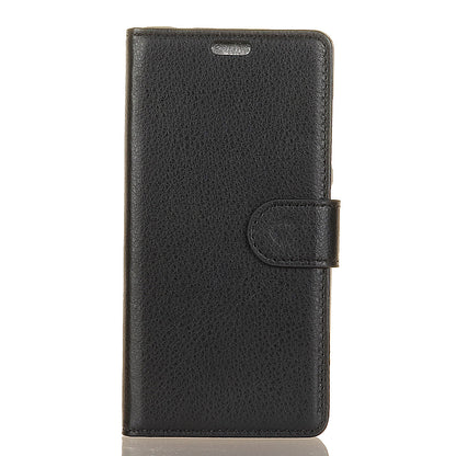 For Huawei P30 Lite Shockproof Phone Bag Covering Litchi Skin Wallet Leather Stand Case