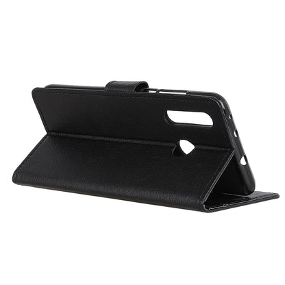 For Huawei P30 Lite Shockproof Phone Bag Covering Litchi Skin Wallet Leather Stand Case