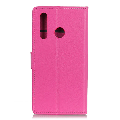 For Huawei P30 Lite Shockproof Phone Bag Covering Litchi Skin Wallet Leather Stand Case