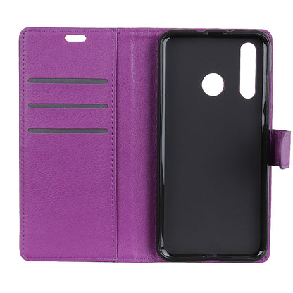 For Huawei P30 Lite Shockproof Phone Bag Covering Litchi Skin Wallet Leather Stand Case