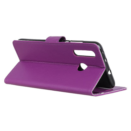 For Huawei P30 Lite Shockproof Phone Bag Covering Litchi Skin Wallet Leather Stand Case