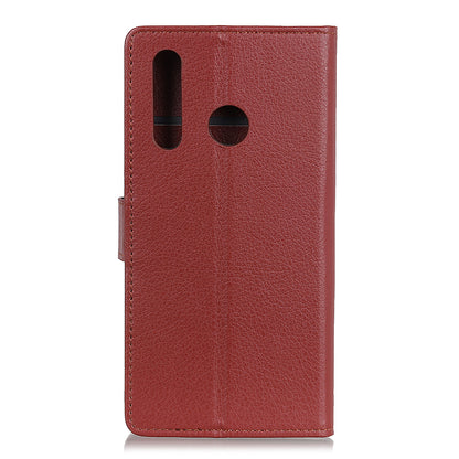 For Huawei P30 Lite Shockproof Phone Bag Covering Litchi Skin Wallet Leather Stand Case