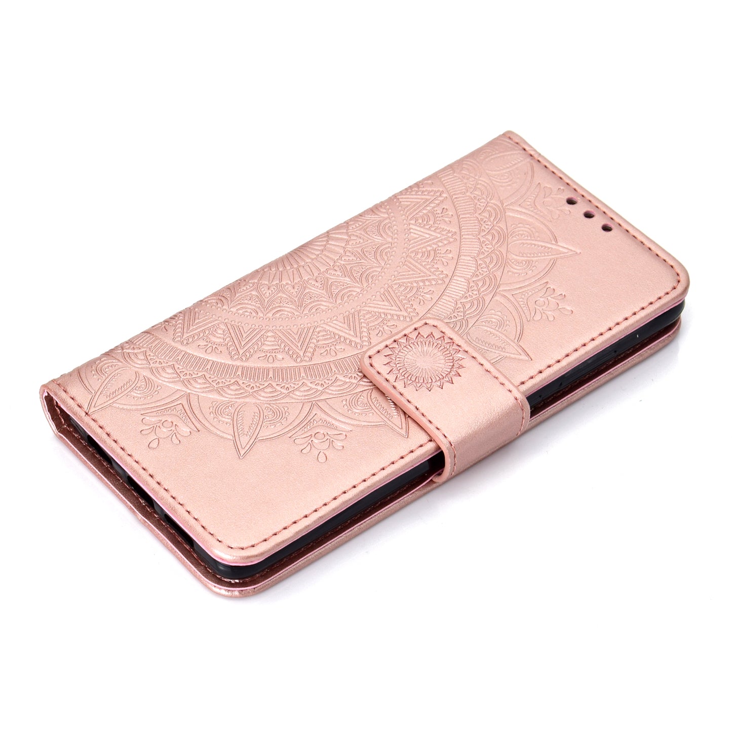 For Huawei P30 Mobile Case Mandala Flower Wallet PU Leather Case