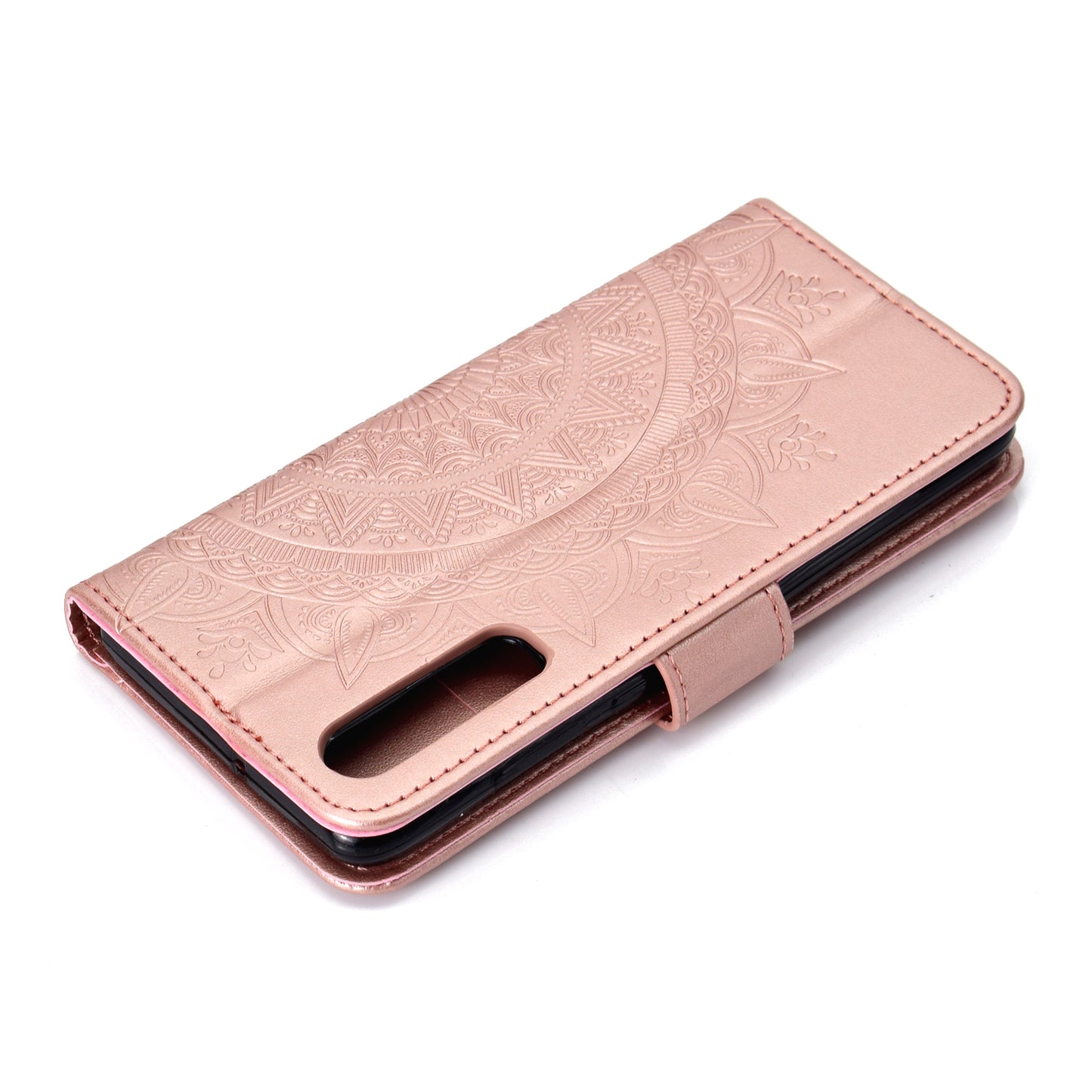For Huawei P30 Mobile Case Mandala Flower Wallet PU Leather Case