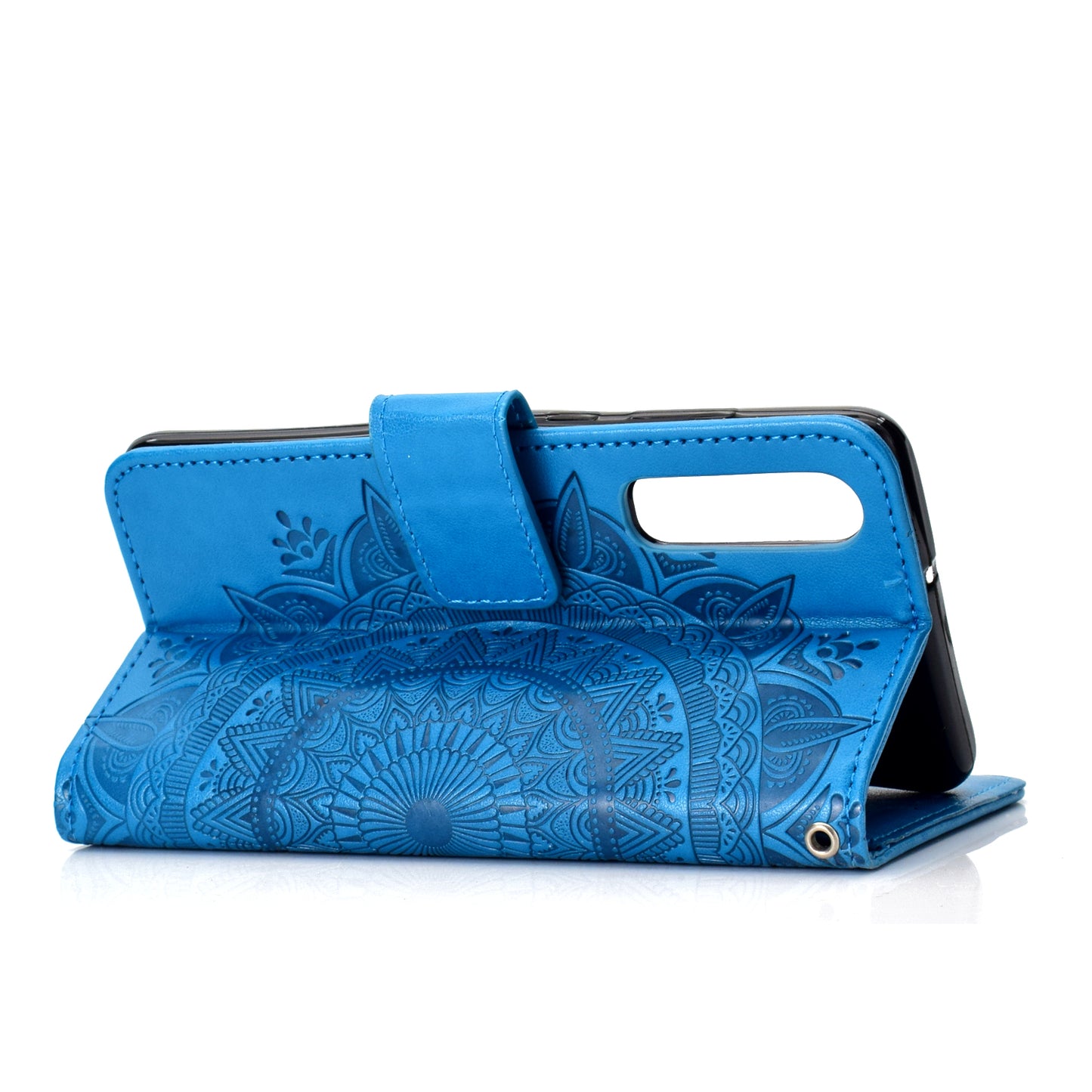 For Huawei P30 Mobile Case Mandala Flower Wallet PU Leather Case