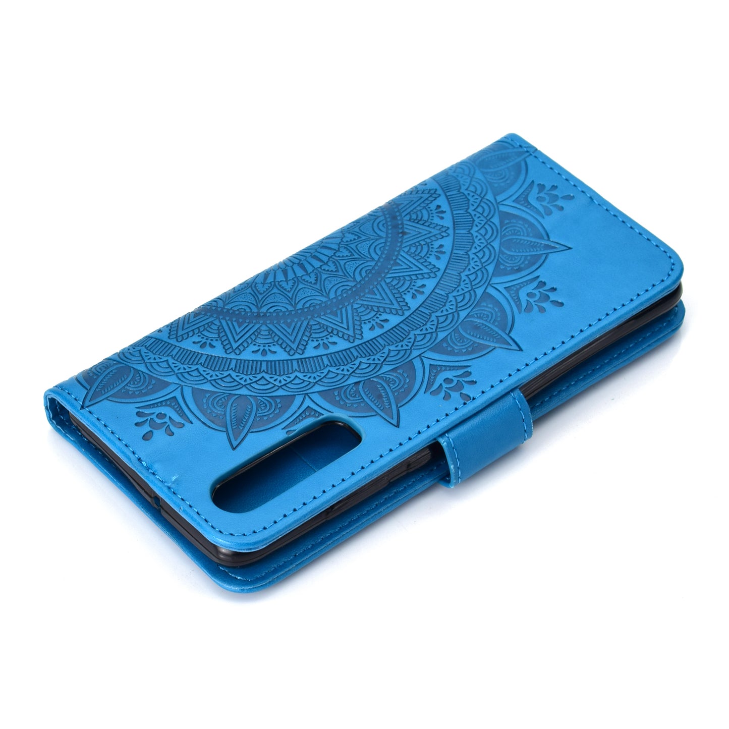 For Huawei P30 Mobile Case Mandala Flower Wallet PU Leather Case