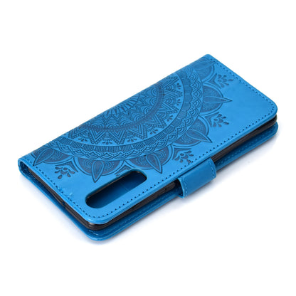 For Huawei P30 Mobile Case Mandala Flower Wallet PU Leather Case