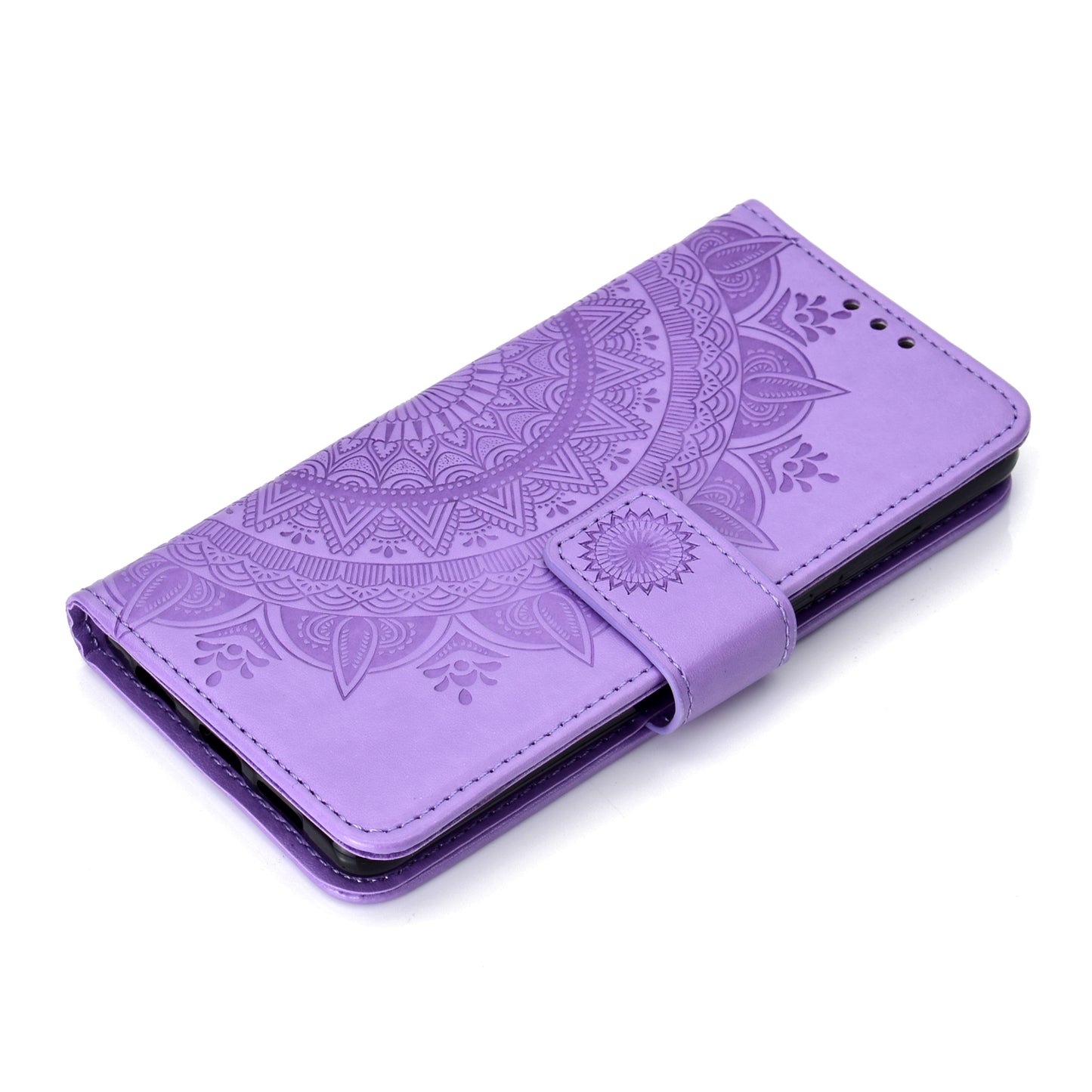 For Huawei P30 Mobile Case Mandala Flower Wallet PU Leather Case