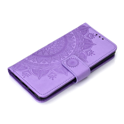 For Huawei P30 Mobile Case Mandala Flower Wallet PU Leather Case