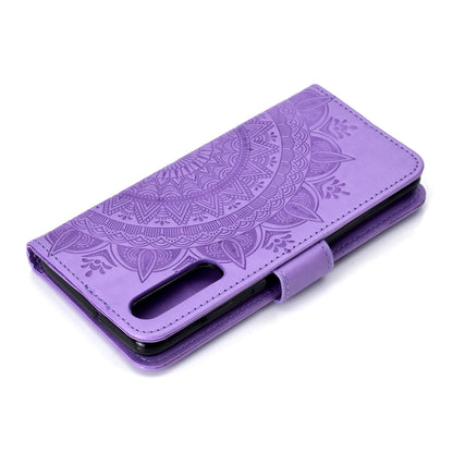 For Huawei P30 Mobile Case Mandala Flower Wallet PU Leather Case