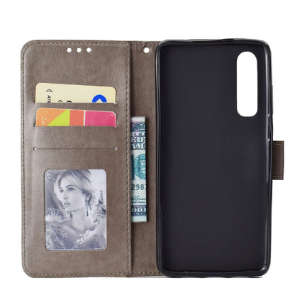 For Huawei P30 Mobile Case Mandala Flower Wallet PU Leather Case