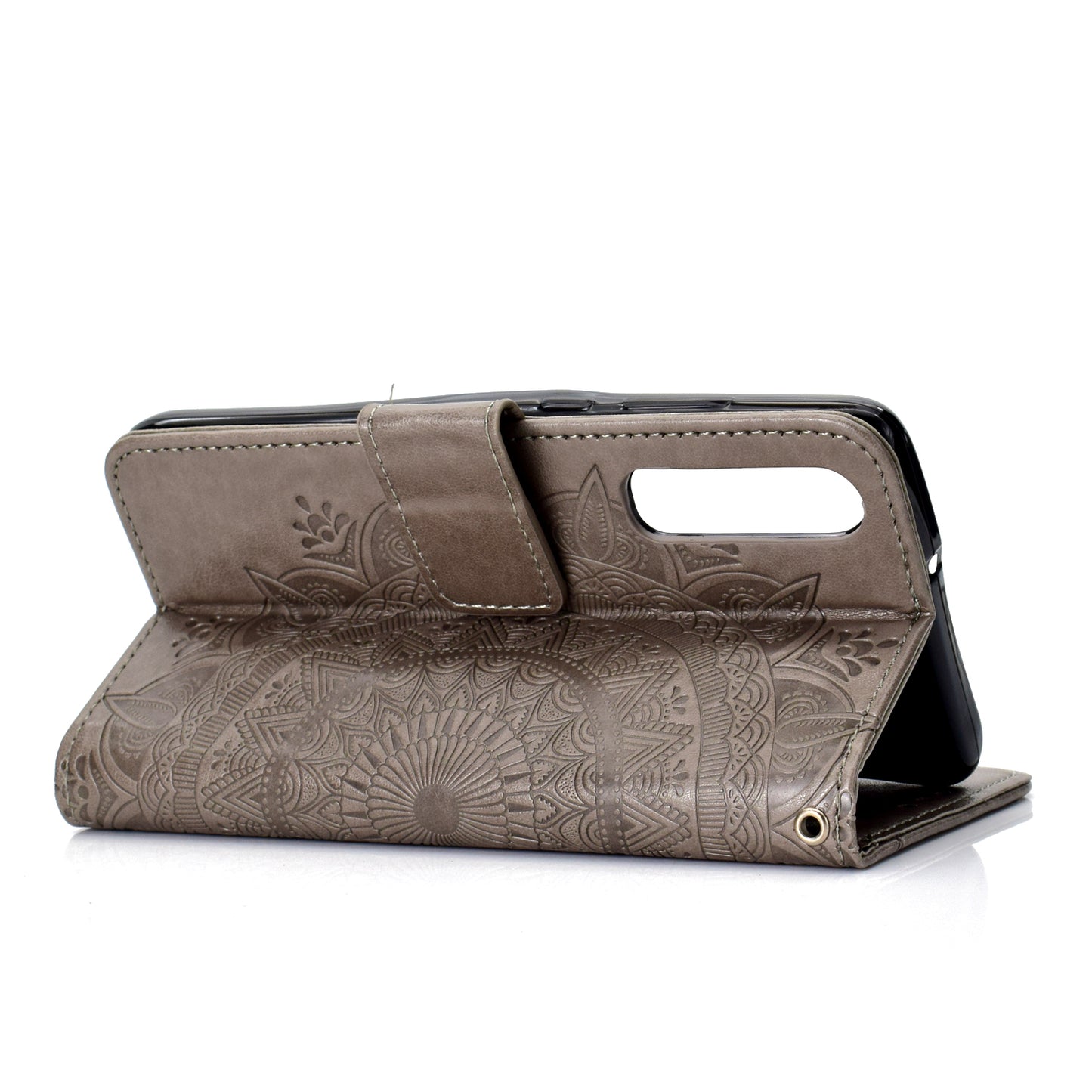 For Huawei P30 Mobile Case Mandala Flower Wallet PU Leather Case