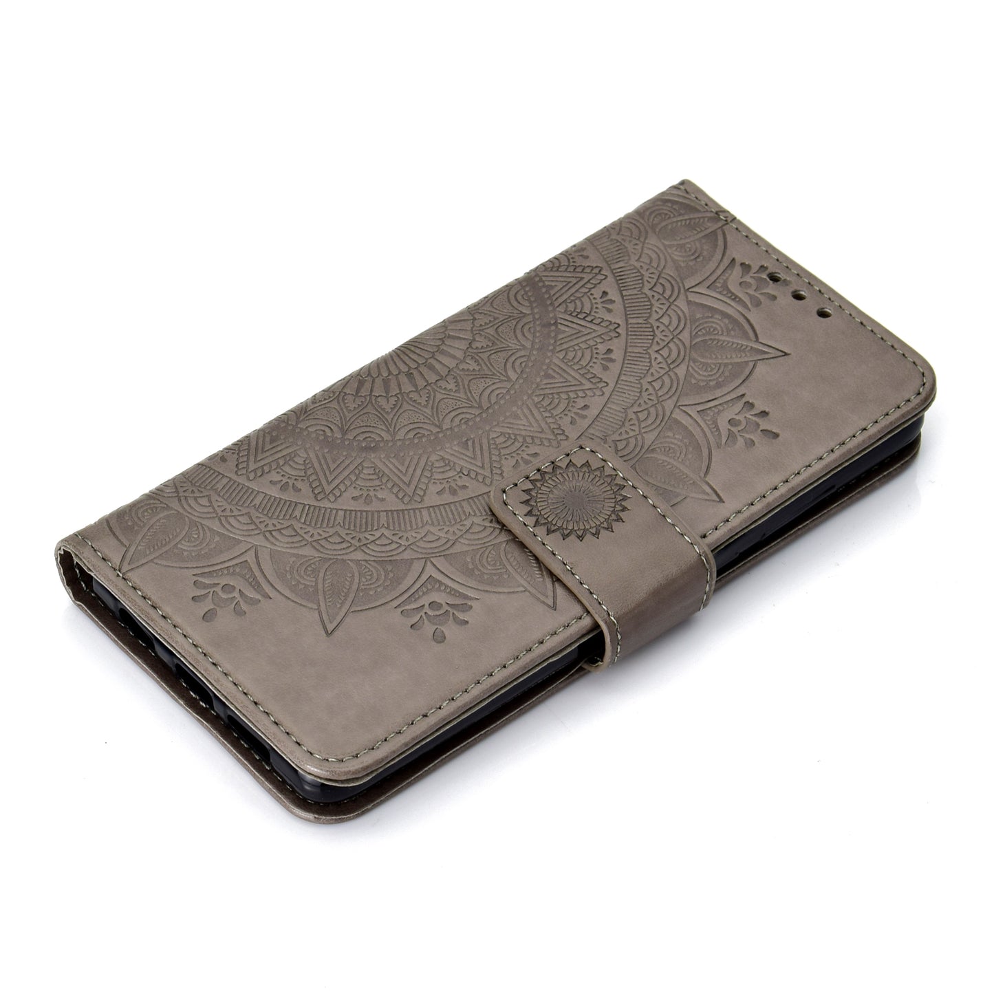 For Huawei P30 Mobile Case Mandala Flower Wallet PU Leather Case