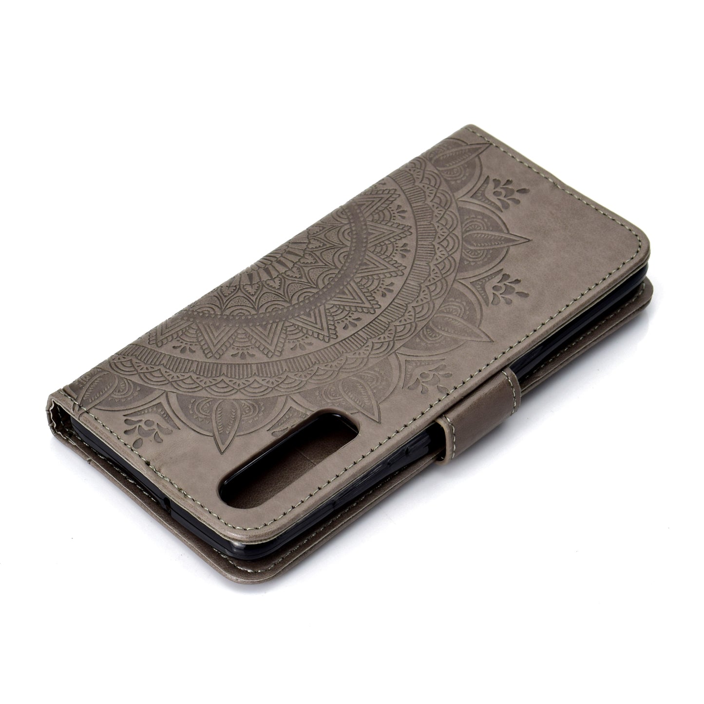 For Huawei P30 Mobile Case Mandala Flower Wallet PU Leather Case