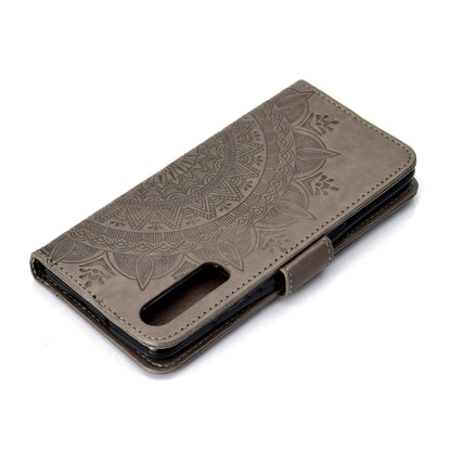 For Huawei P30 Mobile Case Mandala Flower Wallet PU Leather Case