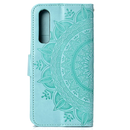 For Huawei P30 Mobile Case Mandala Flower Wallet PU Leather Case