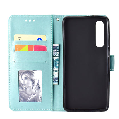 For Huawei P30 Mobile Case Mandala Flower Wallet PU Leather Case