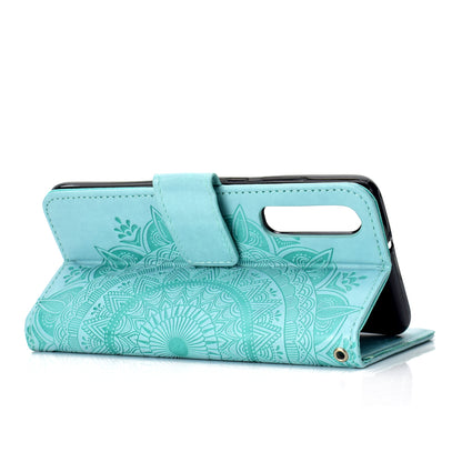 For Huawei P30 Mobile Case Mandala Flower Wallet PU Leather Case