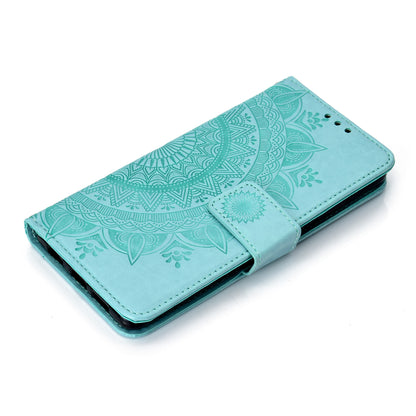For Huawei P30 Mobile Case Mandala Flower Wallet PU Leather Case
