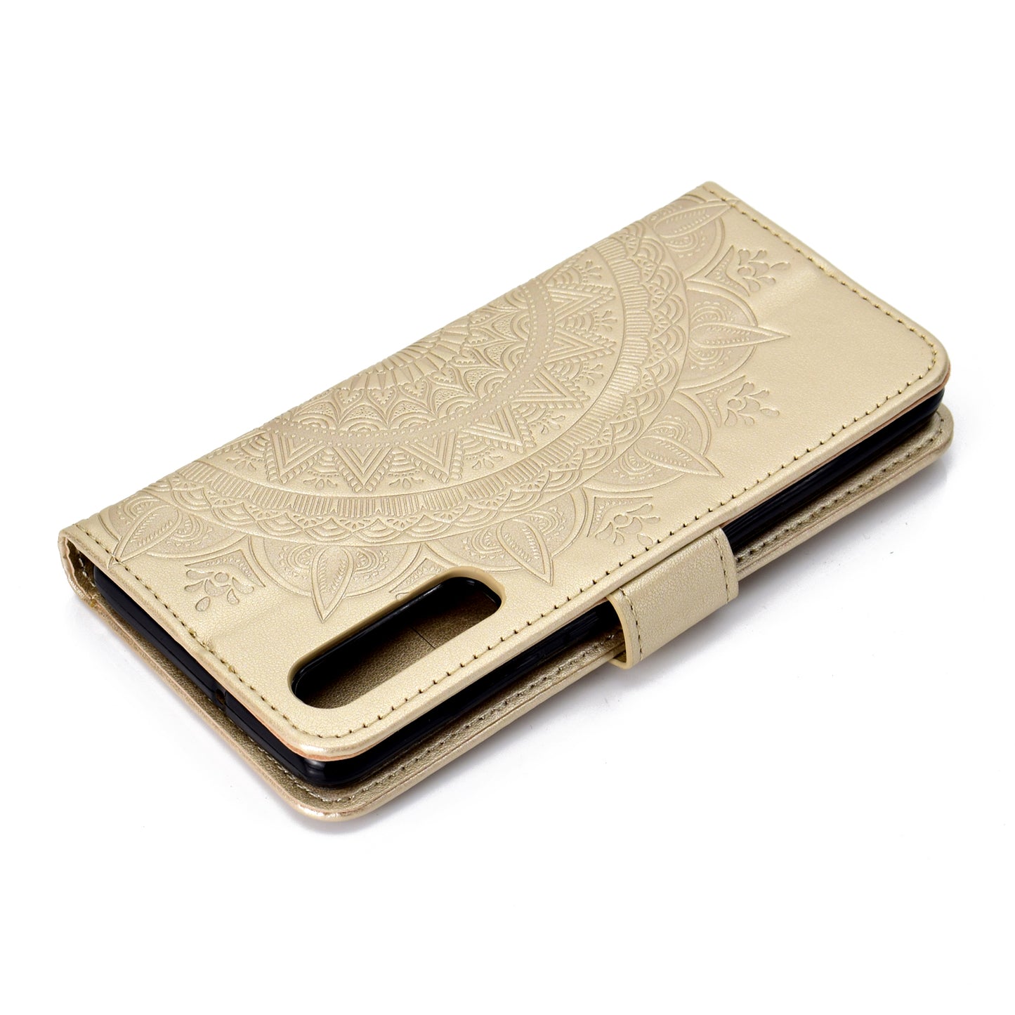 For Huawei P30 Mobile Case Mandala Flower Wallet PU Leather Case