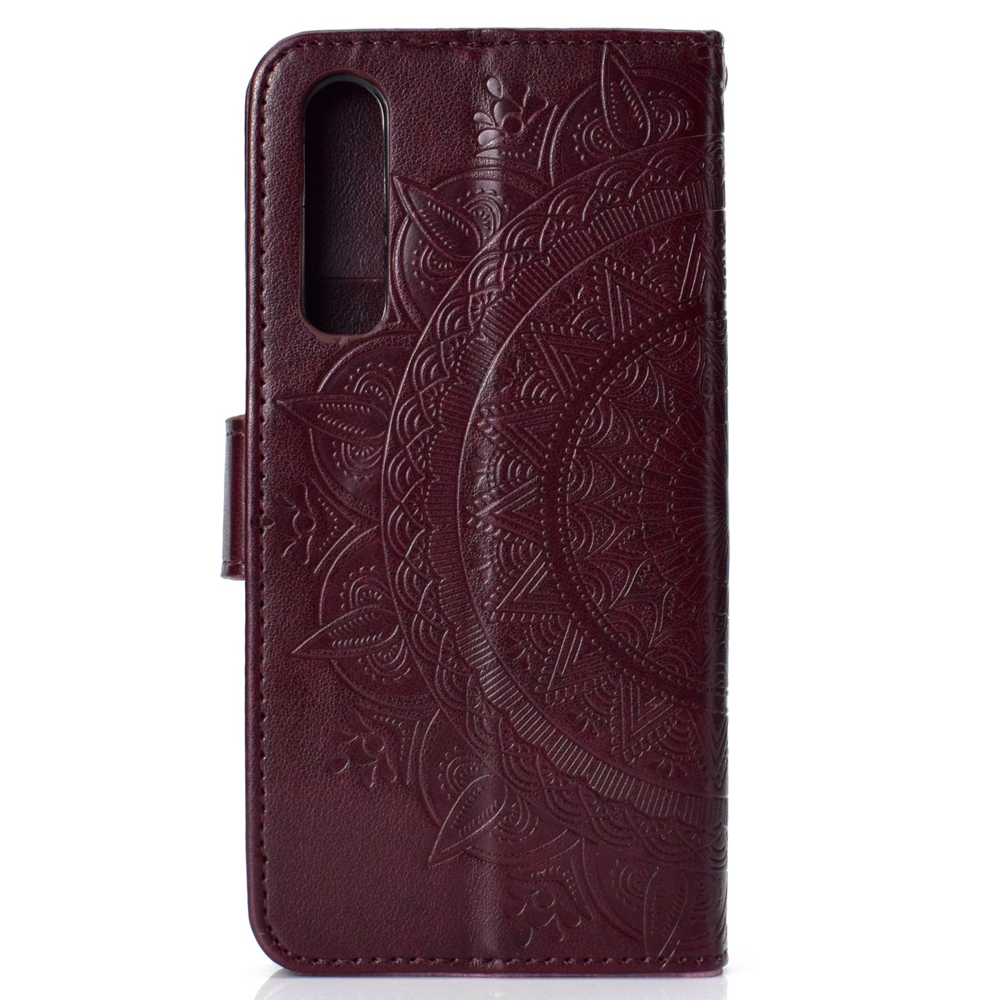 For Huawei P30 Mobile Case Mandala Flower Wallet PU Leather Case