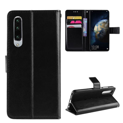 For Huawei P30 Crazy Horse Wallet Leather Cell Phone Cover