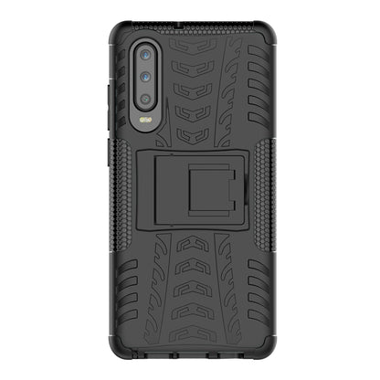 Anti-slip PC + TPU Hybrid Case with Kickstand for Huawei P30