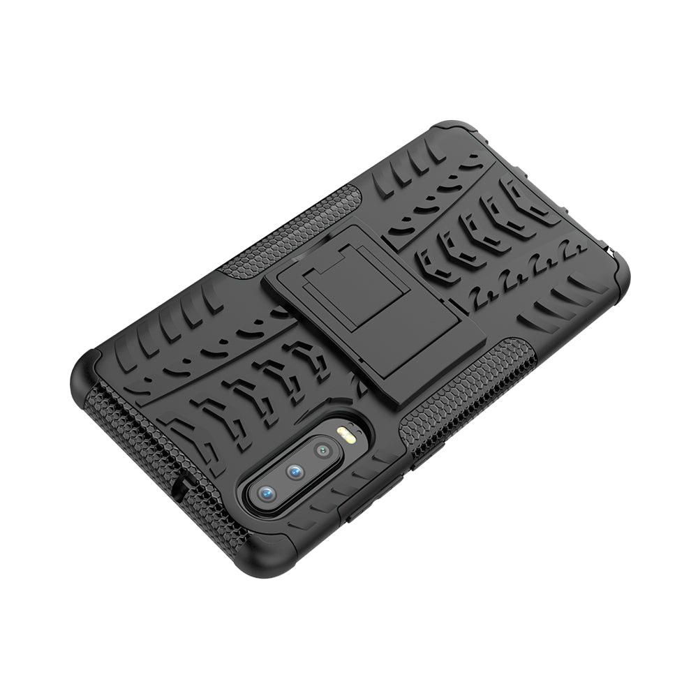 Anti-slip PC + TPU Hybrid Case with Kickstand for Huawei P30