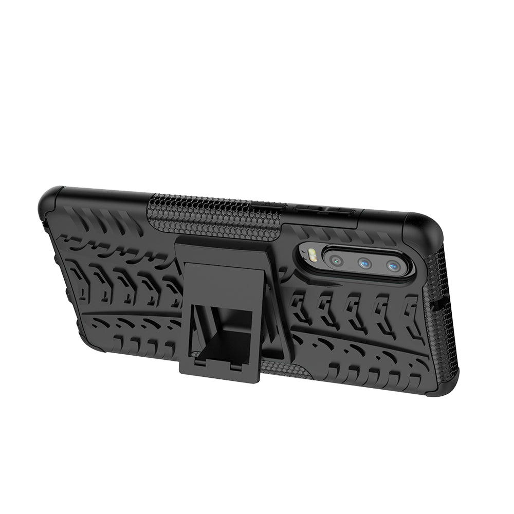 Anti-slip PC + TPU Hybrid Case with Kickstand for Huawei P30